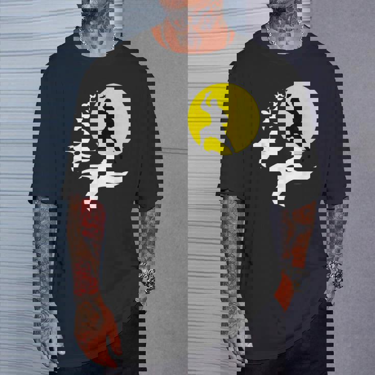 忍者訓練道場tシャツ 黒手裏剣ライトtシャツ Tシャツ 彼への贈り物