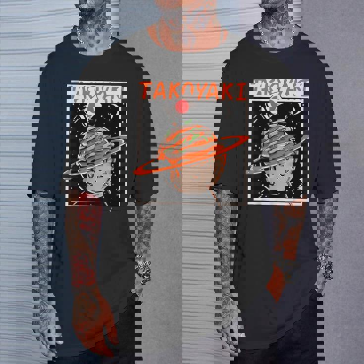 揚げたこボール 惑星 タコプラネット たこ焼き Tシャツ 彼への贈り物