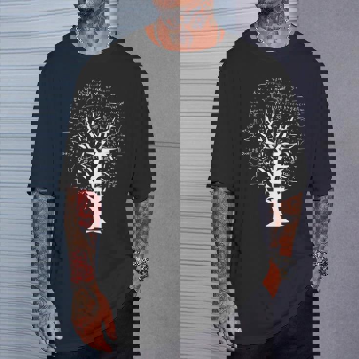 数学知識ツリー – 数式と方程式 長袖tシャツ Tシャツ 彼への贈り物
