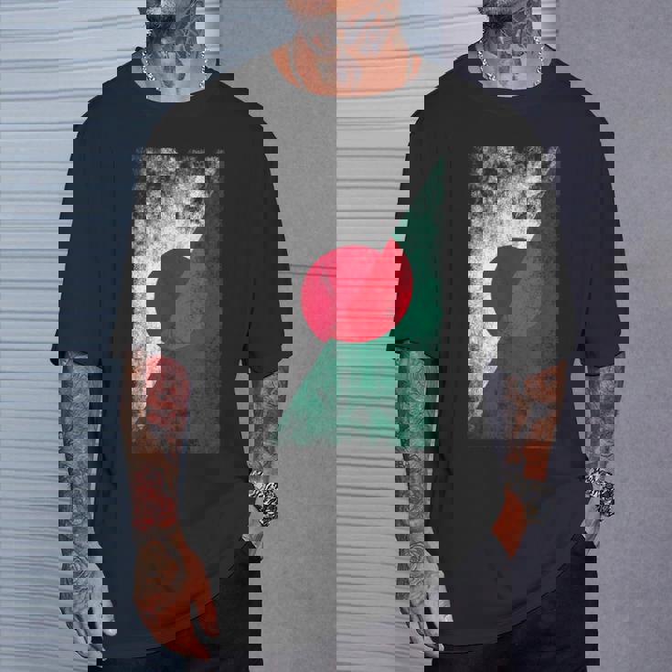 日本とバングラデシュの旗 日本のバングラデシュ Tシャツ 彼への贈り物