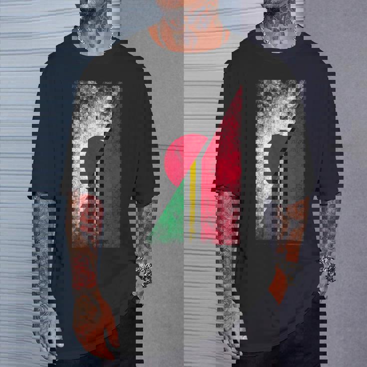 日本バヌアツ国旗 日本のバヌアツ。 Tシャツ 彼への贈り物