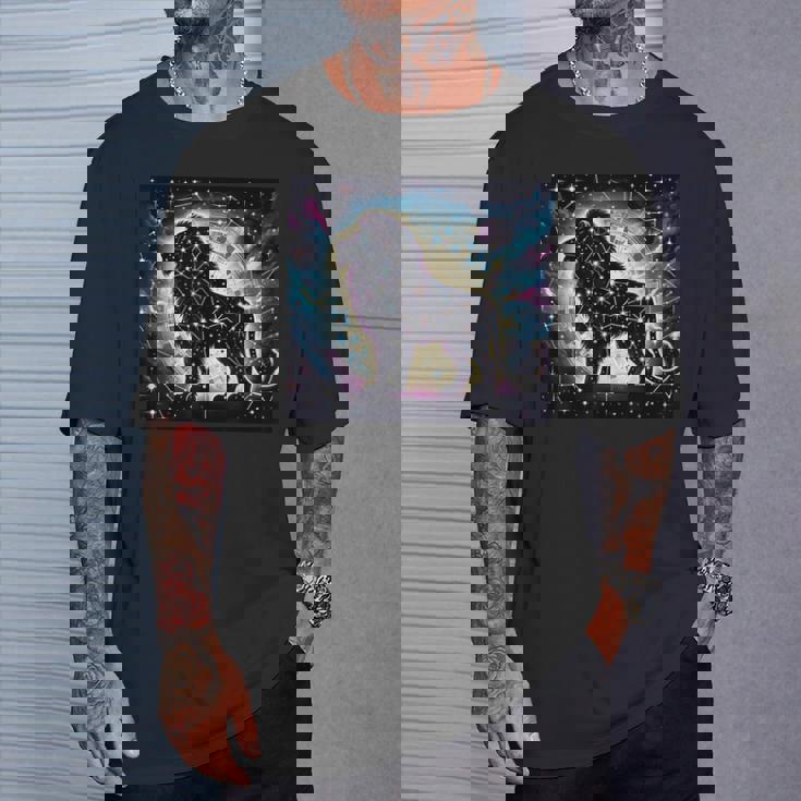 星柄 動物 天体 Tシャツ 彼への贈り物