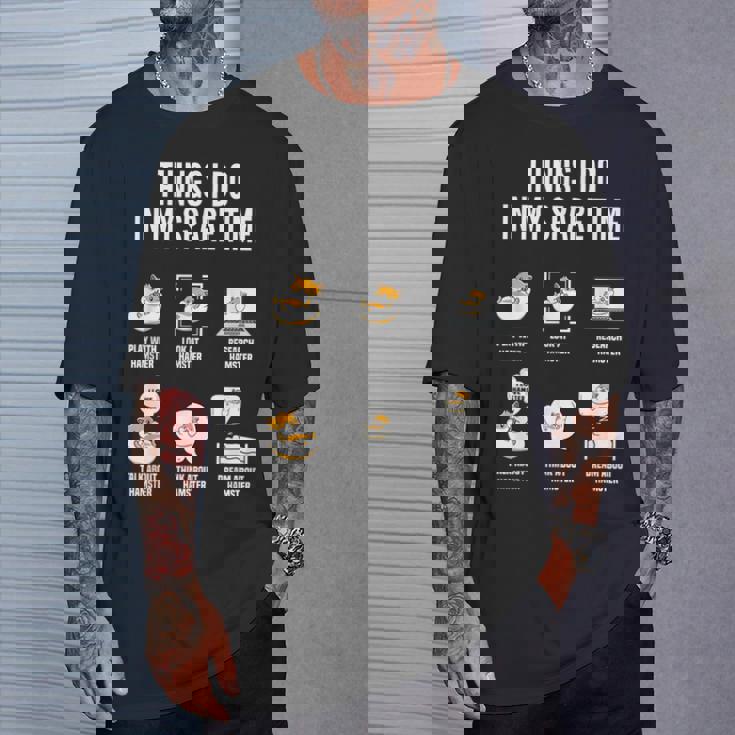 暇なときにすることハムスターおもしろいハムスター好き Tシャツ 彼への贈り物