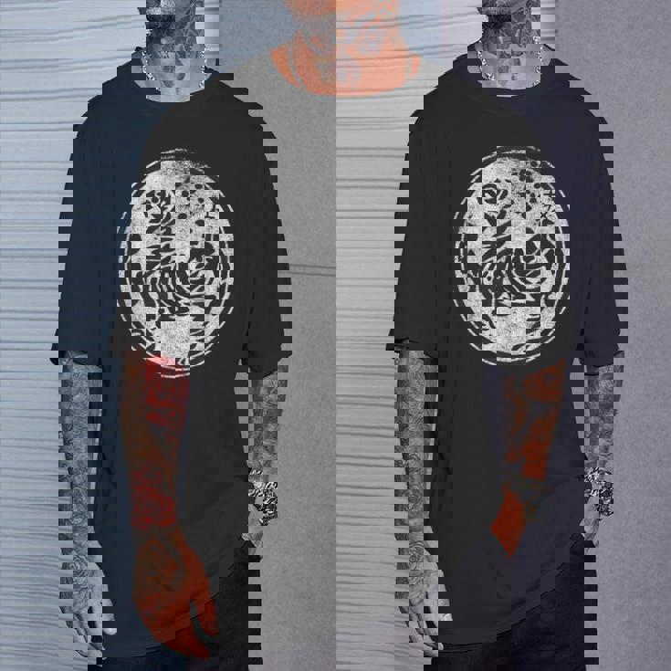 松かん 空手風シンボル 武道訓練 虎 Tシャツ 彼への贈り物