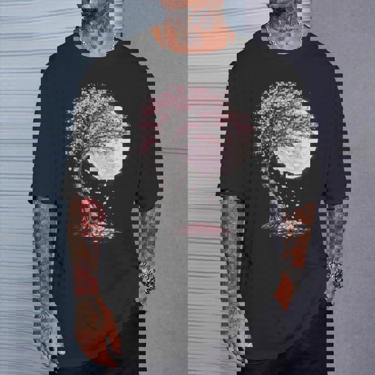 桜 Cherry Blossomsakura 長袖tシャツ Tシャツ 彼への贈り物