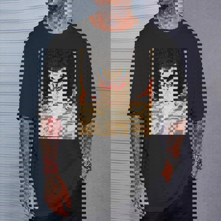 歌舞伎 かぶき 役者 日本美術 浮世絵 役者絵 名取春仙 二代目市川左団次の鳴神 Tシャツ 彼への贈り物