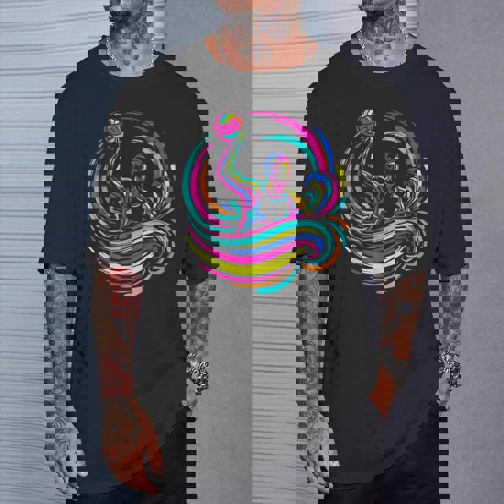 水球選手 スチームウェーブ Tシャツ 彼への贈り物