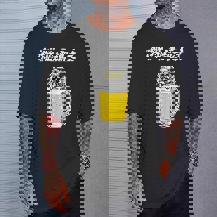 燃料は酒 ダックスフンド グッズ 犬 おもしろ 面白い ネタ 笑える 飲み会 Tシャツ 彼への贈り物