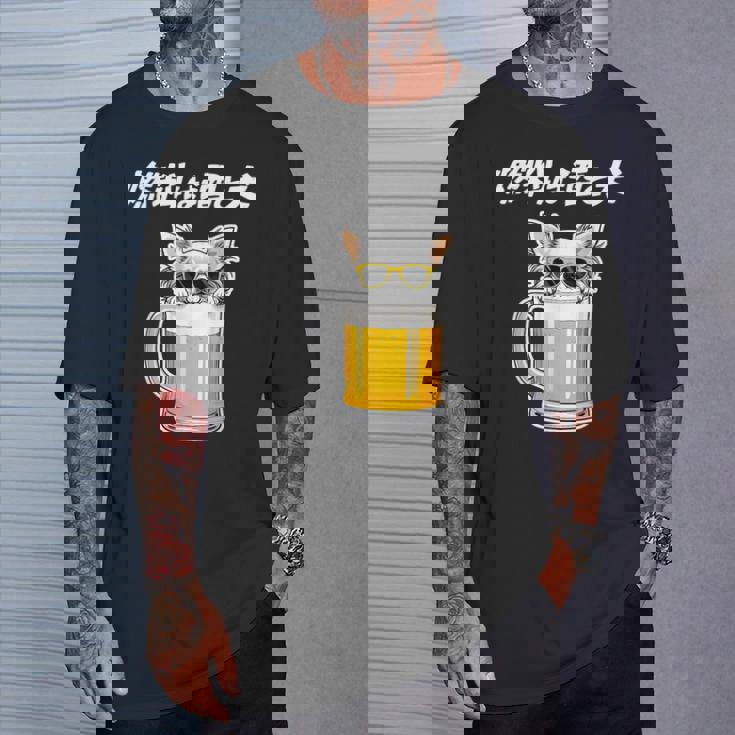 燃料は酒 チワワ グッズ 犬 おもしろ 面白い ネタ 笑える 飲み会 Tシャツ 彼への贈り物