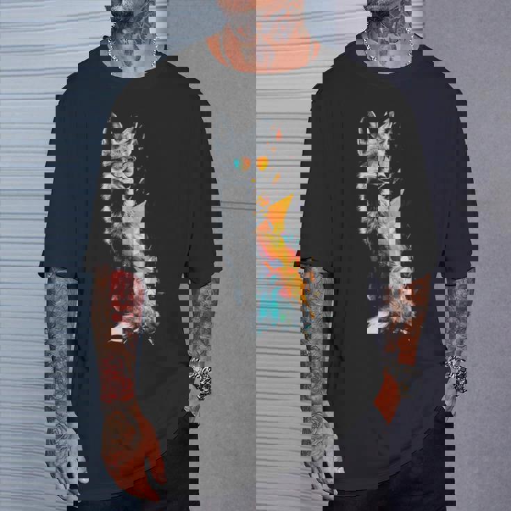 狐 長袖tシャツ Tシャツ 彼への贈り物