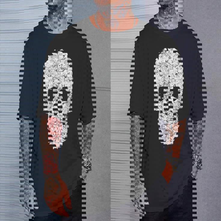 猫 スカル 猫 スカル 猫モチーフ Tシャツ 彼への贈り物