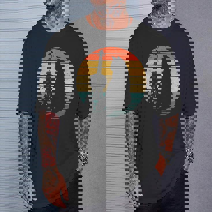 猫とバイオリン 楽器 面白い子猫愛好家 Tシャツ 彼への贈り物