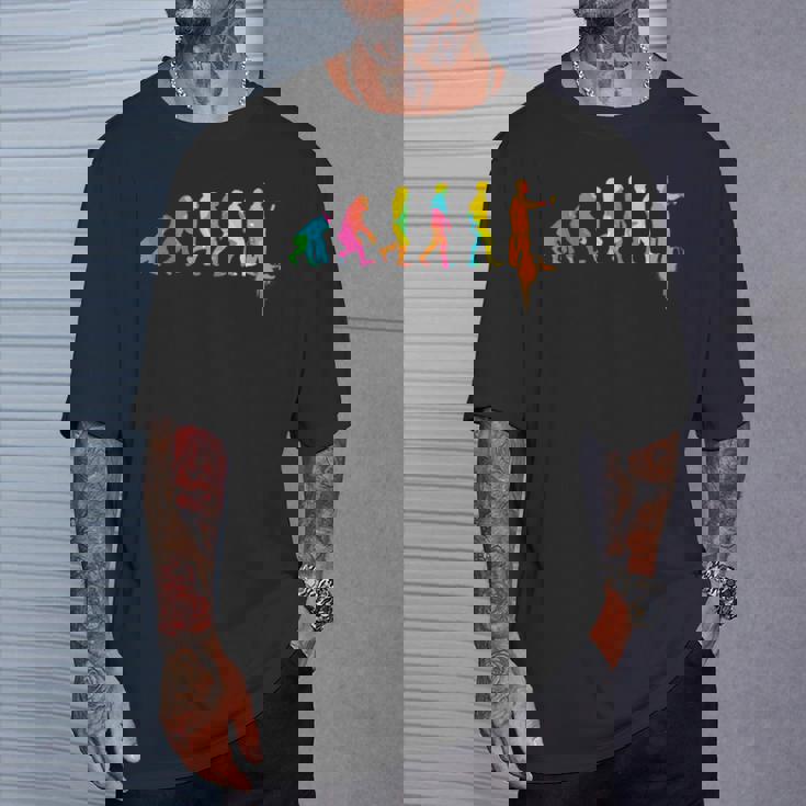 画家 I 進化 絵画 作家 工作 絵画 受験 ユーモア Tシャツ 彼への贈り物