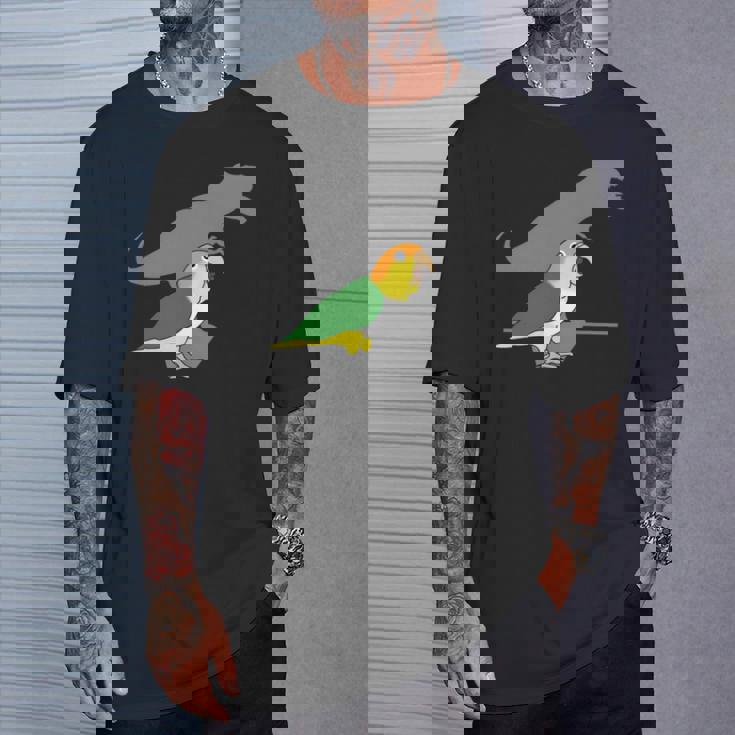 白腹 ケーク T-Rex 鳥ミーム 恐竜オウム 長袖tシャツ Tシャツ 彼への贈り物