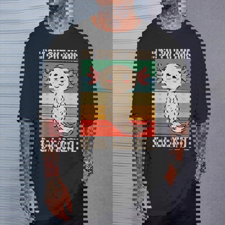 私のスピリットアニマルはウーパールーパーかわいいアホロートルキッズ Tシャツ 彼への贈り物