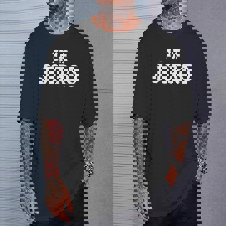 私は次郎、私の名前は次郎、私は次郎、パーソナライズ Tシャツ 彼への贈り物