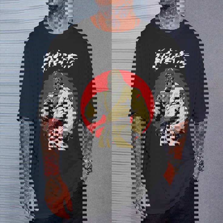 空手ゴリラ カラテカ 少年少女空手ゴリラ Tシャツ 彼への贈り物