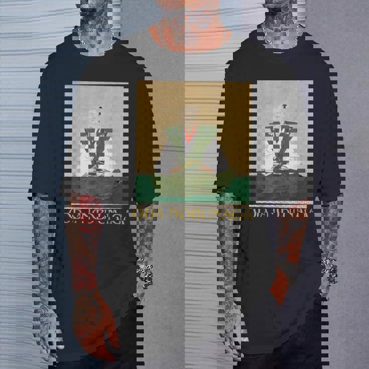 織田信長 日本の歴史上の武将 浮世絵 Tシャツ 彼への贈り物