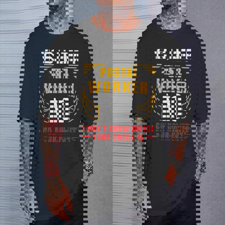 退職郵便局 郵便局 退職 ポストマン Tシャツ 彼への贈り物