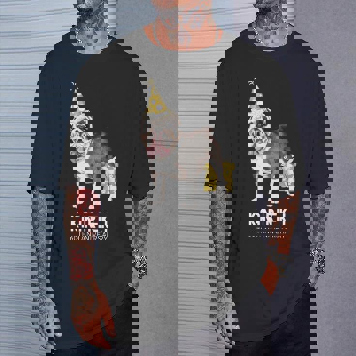 還暦祝い 犬好き 男性 女性 父 母 還暦 お祝い 60歳 かわいい 犬 ブルドッグ おしゃれ おもしろ 長袖tシャツ Tシャツ 彼への贈り物