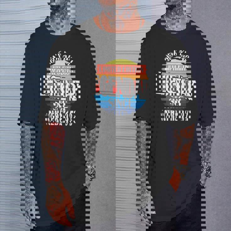 限定版 1978 年 11 月の誕生日以来の伝説 Tシャツ 彼への贈り物