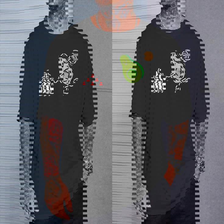 面白い アボカド カートゥーン ボウリング チーム ケグラー コーン ギフト Tシャツ 彼への贈り物