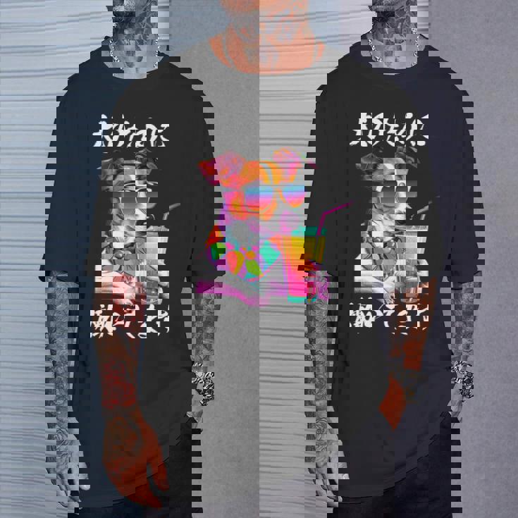 面白いtシャツ ジャックラッセルテリア イヌ わんこ メンズ 犬好き グッズ おもしろ 面白い 服 ネタ 長袖tシャツ Tシャツ 彼への贈り物