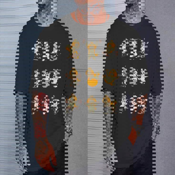 面白いtシャツ 犬 シーズー 筋トレ ジム イヌ グッズ かわいい おもしろtシャツ 面白い 服 ネタ Tシャツ 彼への贈り物