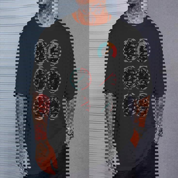 面白いtシャツ 自動車 車 スピードメーター イラスト キッズ 子供 大人 メンズ おもしろグッズ 男の子 Tシャツ 彼への贈り物