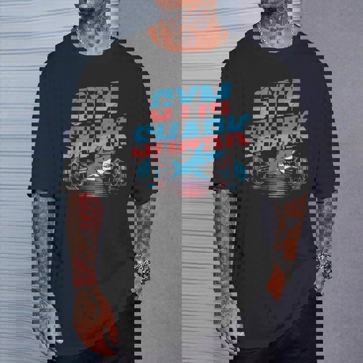 面白いジムシャークシャツ – フィットネス愛好家tシャツ Tシャツ 彼への贈り物