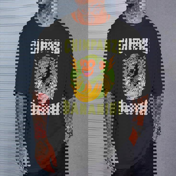 面白いモンキー・チンパンジーニ・バナニーニ・イタリアン・ブレインロット・ミーム Tシャツ 彼への贈り物