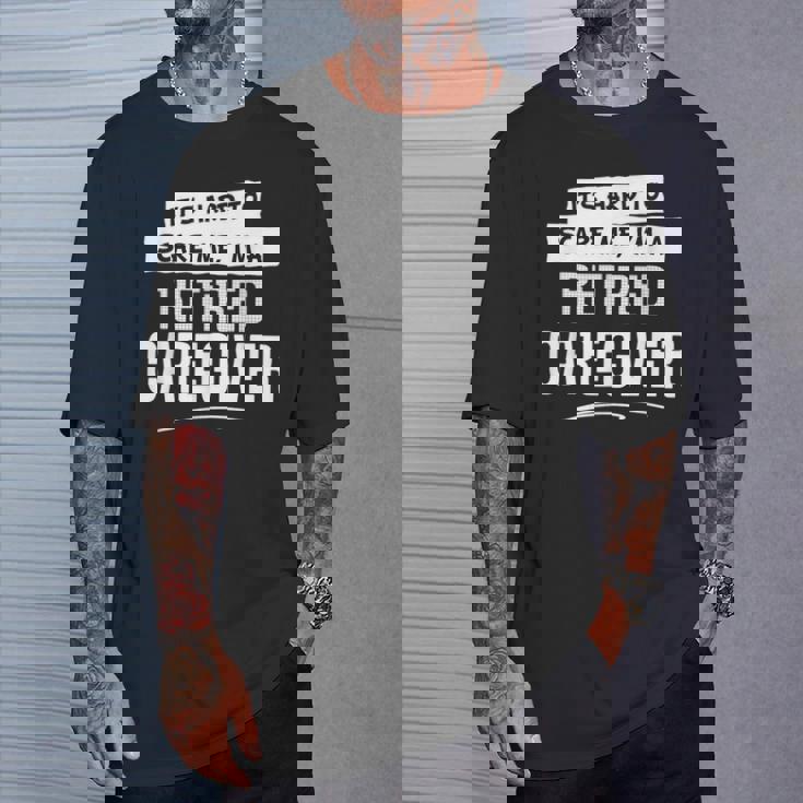 面白い退職介護用シャツ 男女兼用 Tシャツ 彼への贈り物