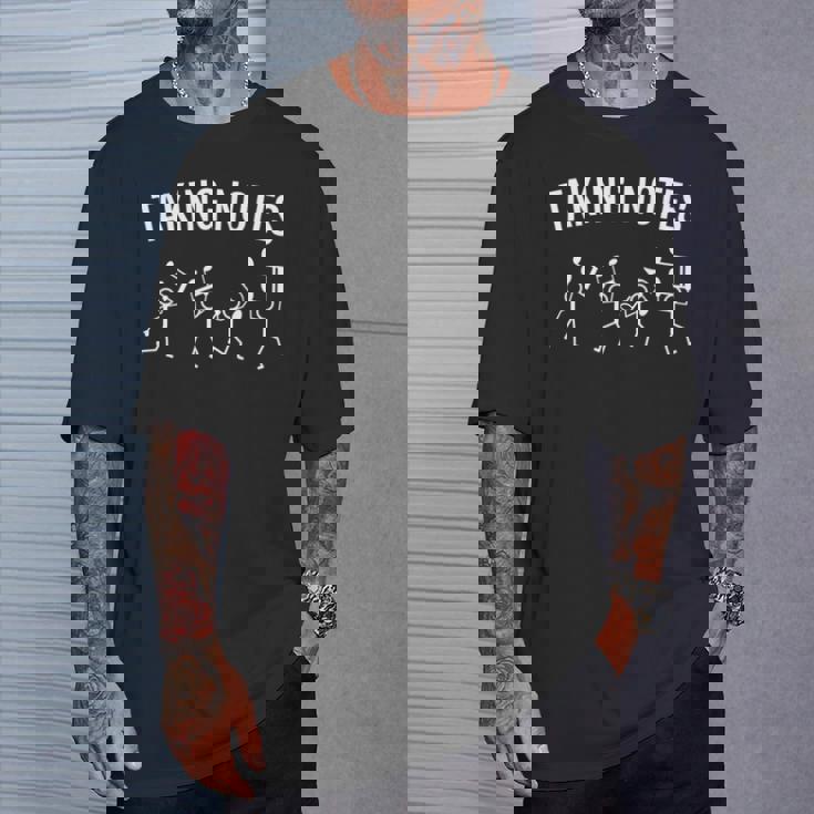 面白い音楽愛好家 音符 ギフト 長袖tシャツ Tシャツ 彼への贈り物