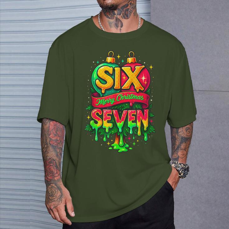 67 Christmas Ornament Meme Ice Drip Holiday Pajama 6 7 T-Shirt Gifts for Him