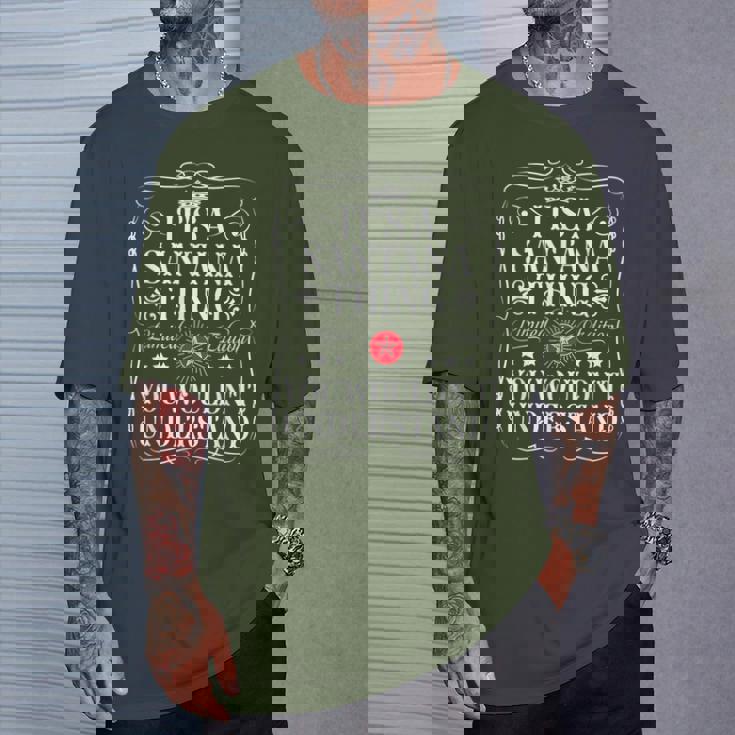 Santana Name Its Aantana Thing You Wouldn't Understanding Tシャツ 彼への贈り物