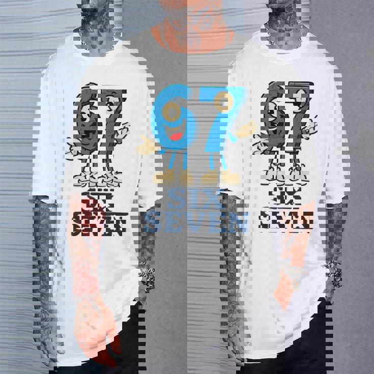 67 シックスセブン 6-7 Gen Alpha イタリアンブレインロットゲームミーム Tシャツ 彼への贈り物