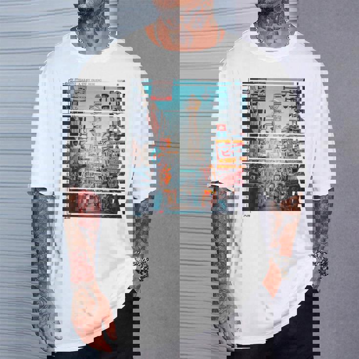 80年代 90年代 大阪 レトロな ヴェイパーウェイヴ 日本 グランジ、原宿 Tシャツ 彼への贈り物