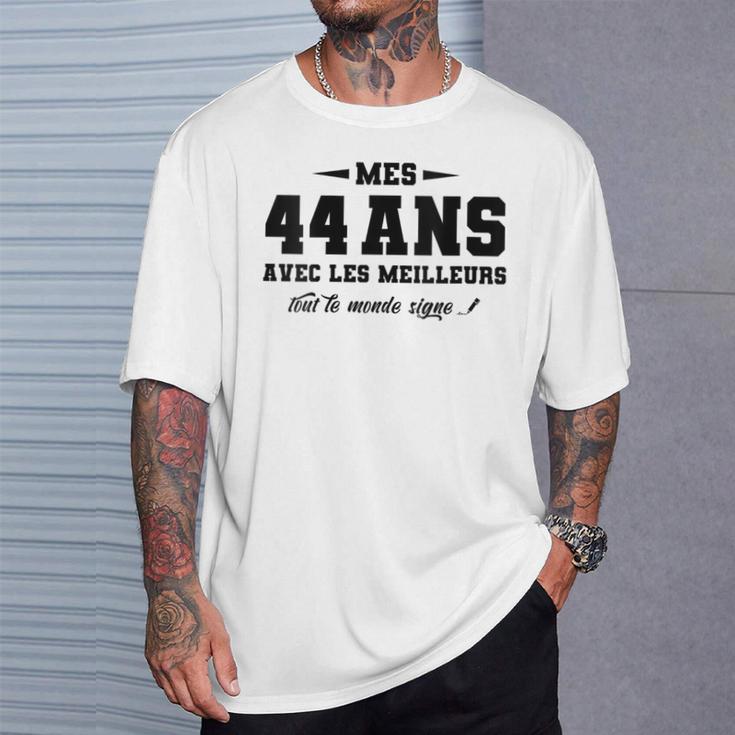 Àigner Anniversaire 44 Ans Cadeau Anniv 44 Ans T-Shirt Cadeaux pour lui