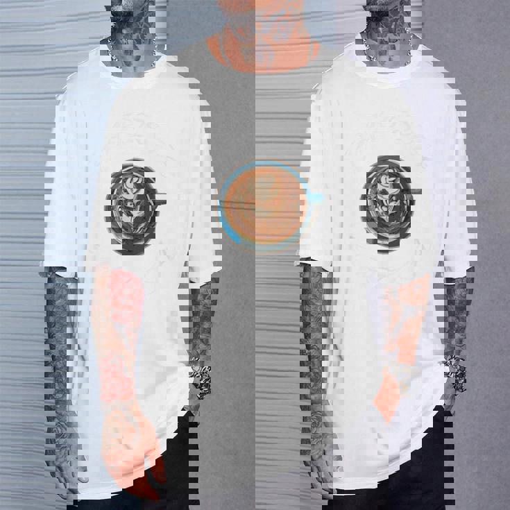 Barista Artista 社員カフェ用ラテアート Tシャツ 彼への贈り物