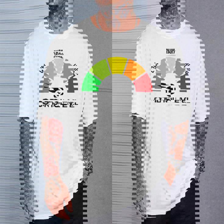 Cortisol Leveltresschool Andtudents Tシャツ 彼への贈り物