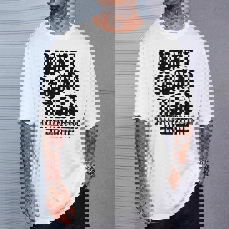 Don't Count Tiles タイルゲーム 麻雀選手 フォールド引退 Tシャツ 彼への贈り物