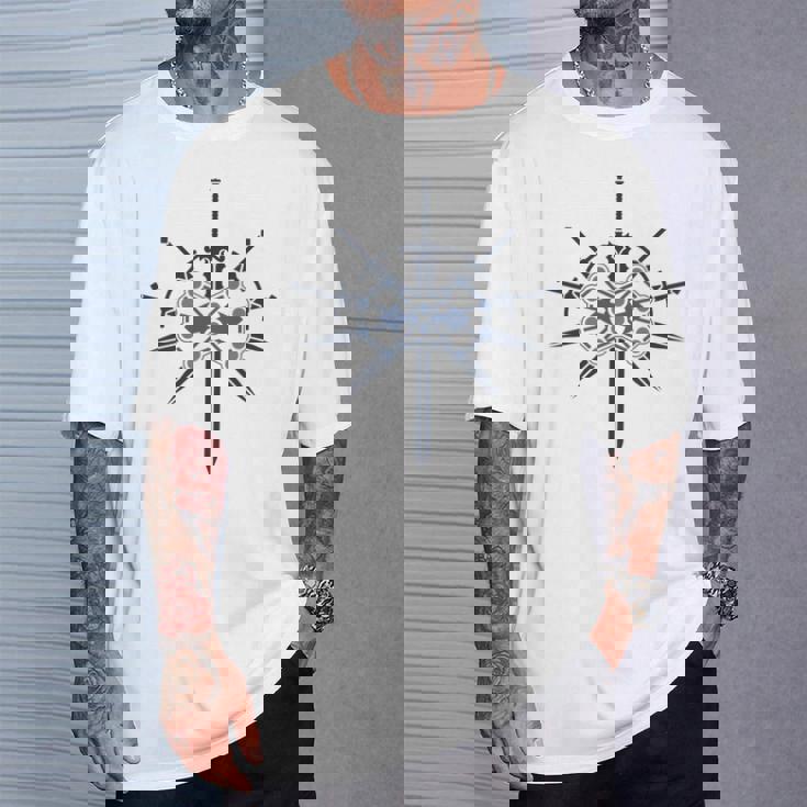 Elímbolo De Doble Ojo Y Espadas Archivotormlight Manga Larga Camiseta unisex Regalos para él