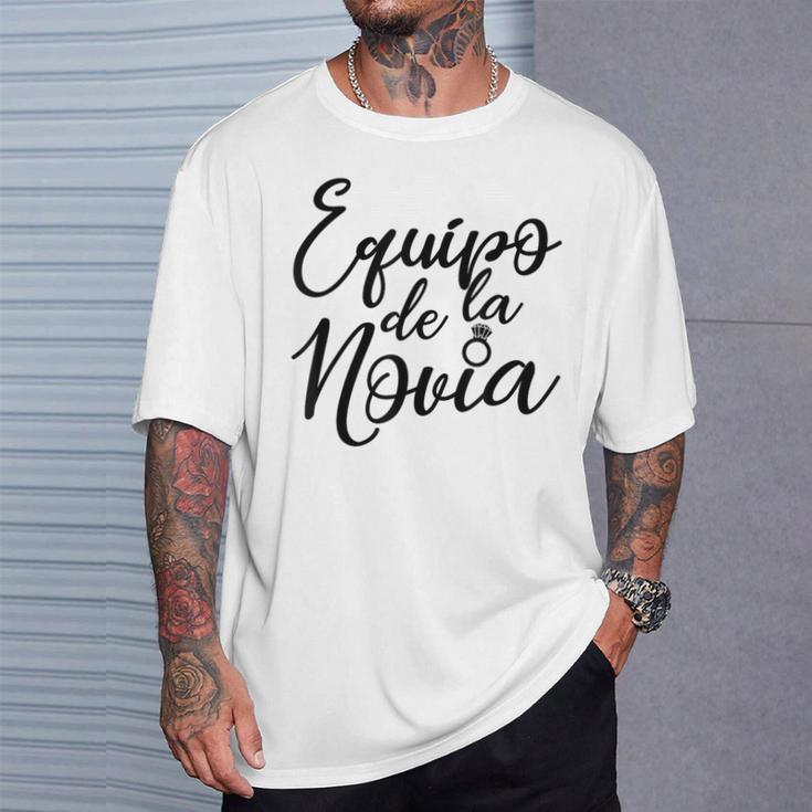Equipo De La Novia Team Bride Espagne Bachelorette Party T-Shirt Cadeaux pour lui