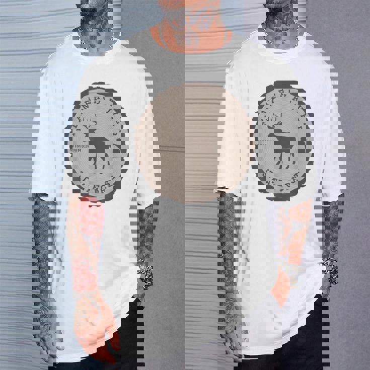 Flambeau Rivertate Forest Wisconsin Wi アウトドア 鹿 Tシャツ 彼への贈り物