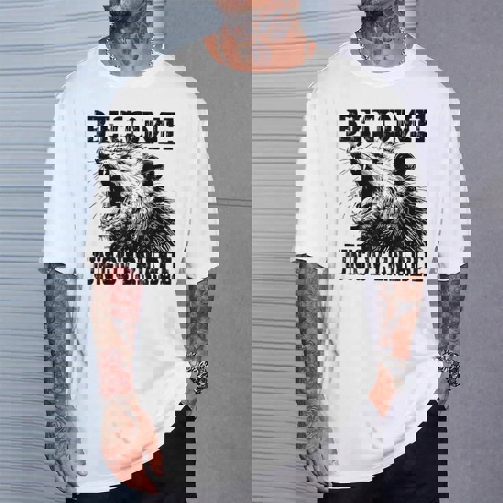 Raccoon Become Ungovernable ビンテージ グラフィック パンダ ミーム Tシャツ 彼への贈り物