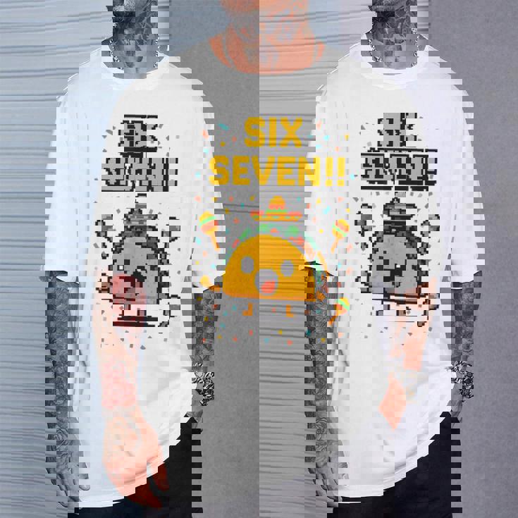 Gamer Taco Six Seven Cinco De Mayo 67 Mexican Fiesta T-Shirt Gifts for Him