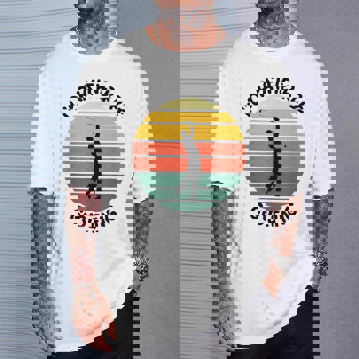 I'd Rather Be Golfing Golfer スポーツアパレル ゴルフ メンズ Tシャツ 彼への贈り物