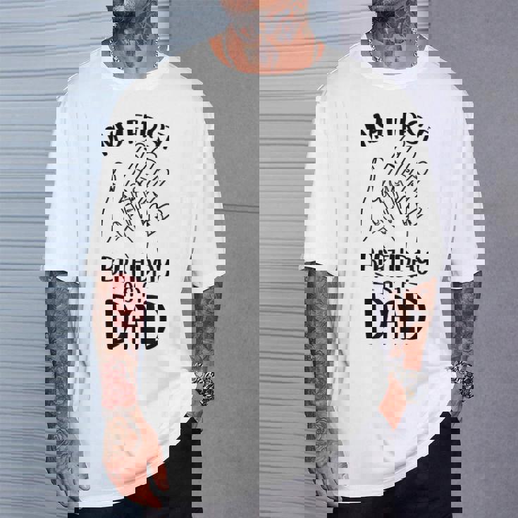 Il Mio Primo Compleanno Da Papà Dice Umorismo Incinta Gravidanza Maglietta Regalos para él