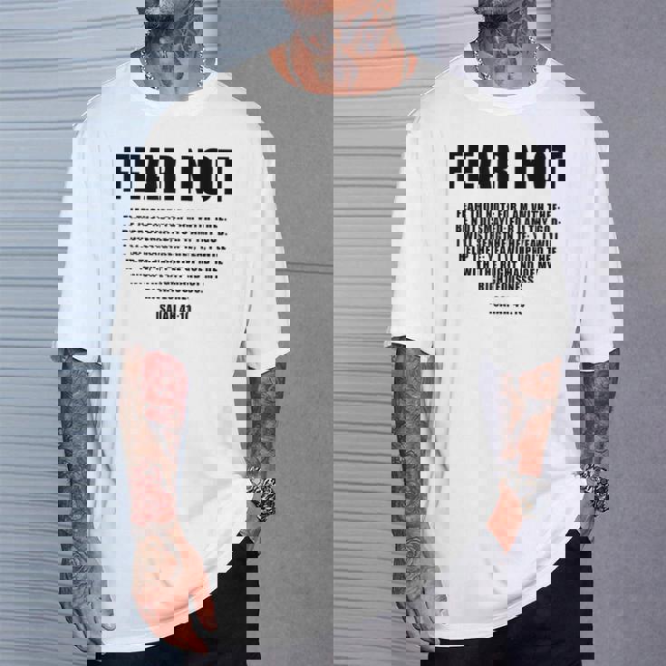 Isaiah 41 Tシャツ 彼への贈り物