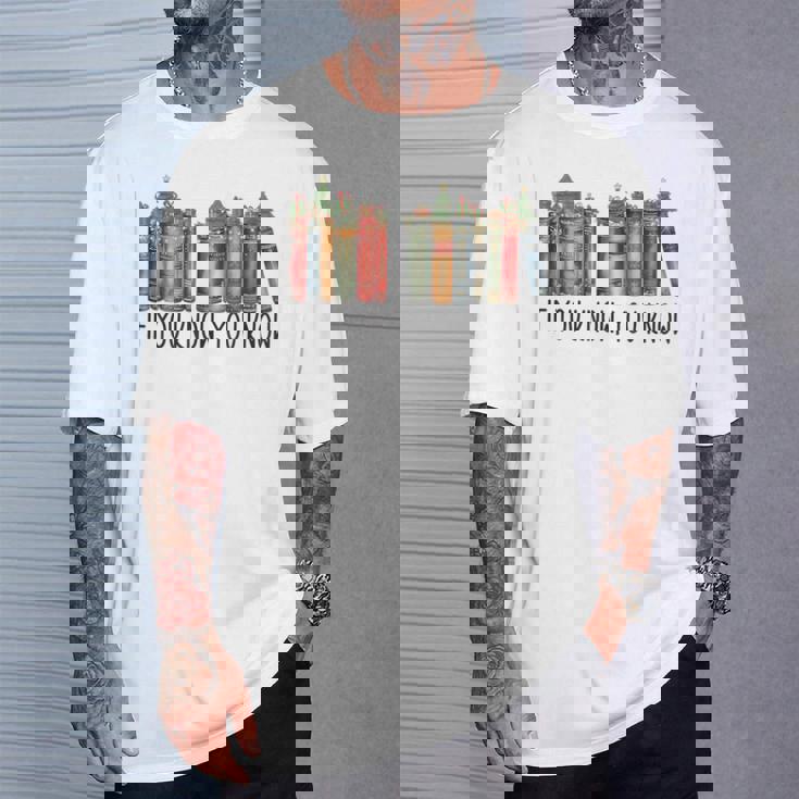 If You Know You Know 6 7 Reading Books Christmas T-Shirt Gifts for Him If You Know You Know 6 7 Reading Books Christmas T-Shirt Gifts for Him